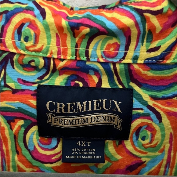 Daniel Cremieux Vibrant Swirl Men's Shirt - Picture 2 of 4